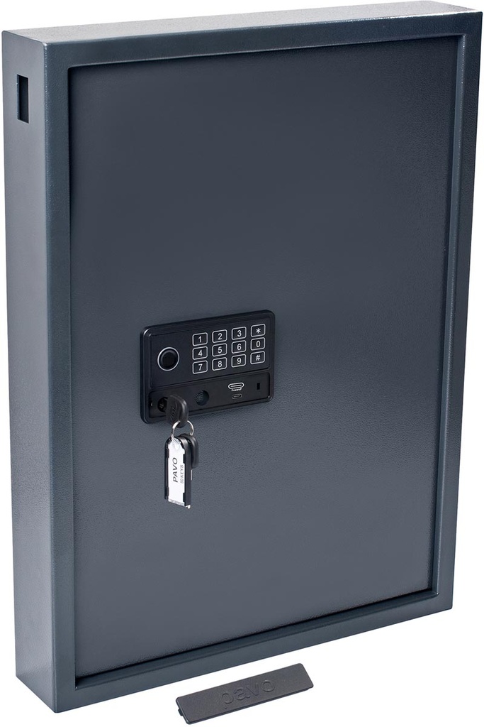 Sleutelkast Pavo Magnettag voor 50 sleutelhangers donkergrijs