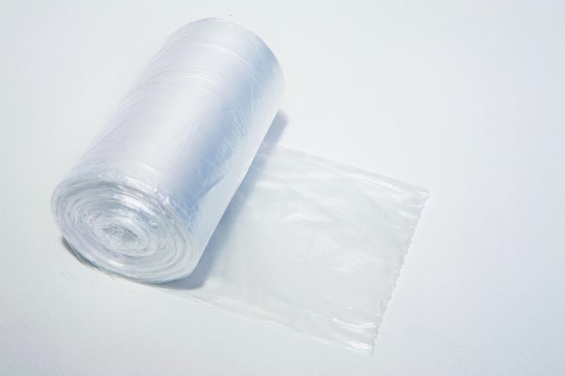 Vuilniszak HDPE 10 micron ft 44x48cm transparant 10-12l (50)