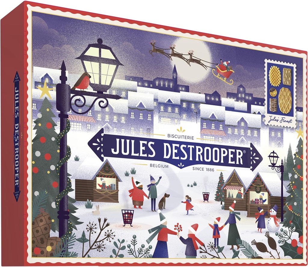 Koekjes Jules Destrooper  Jules' Finest Christmas doos van 250 gram