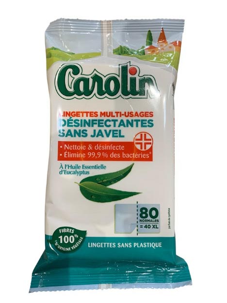  Vochtige doekjes Carolin eucalyptus (80)