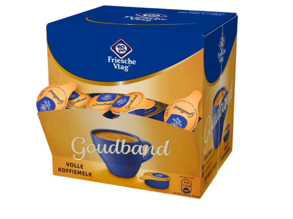 Koffiemelk Friesche Vlag goudband 7 ml (200)