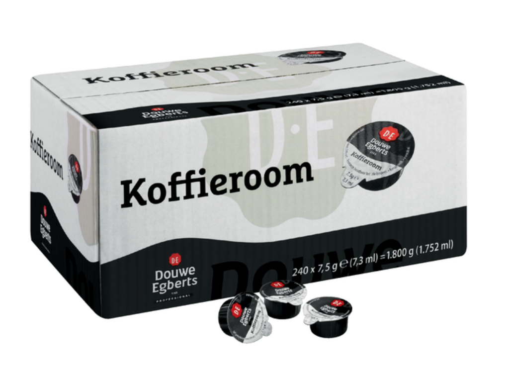 Koffiemelkcups Douwe Egberts halfroom 240x7.5gr