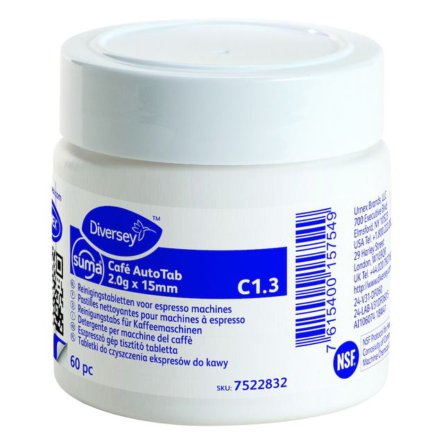 Reinigingstabletten Suma Cafe C1.3 (60)