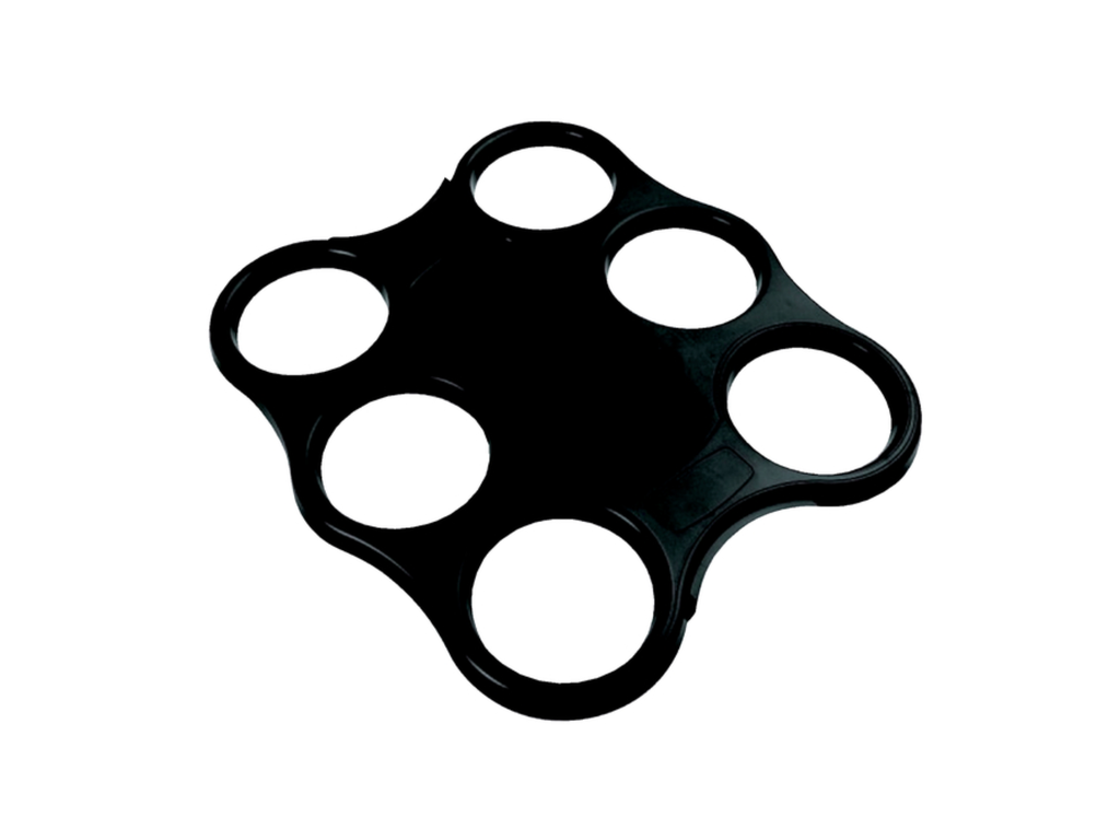 Bekerplateau Sensations voor 6 bekers zwart