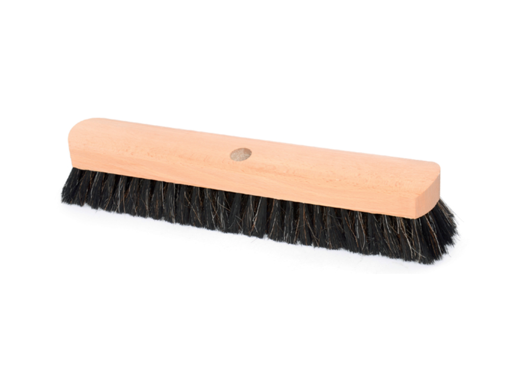 Zaalbezem Cleaninq hout 40cm zwart gat Ø23.5mm