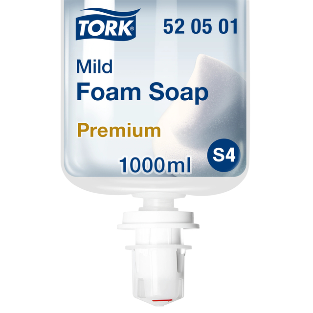 Handzeep Tork S4 Premium schuim 1000ml mild 