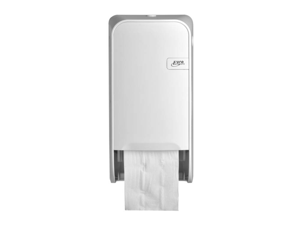 Toiletpapierdispenser Quartzline Q1 systeemrol duo wit 