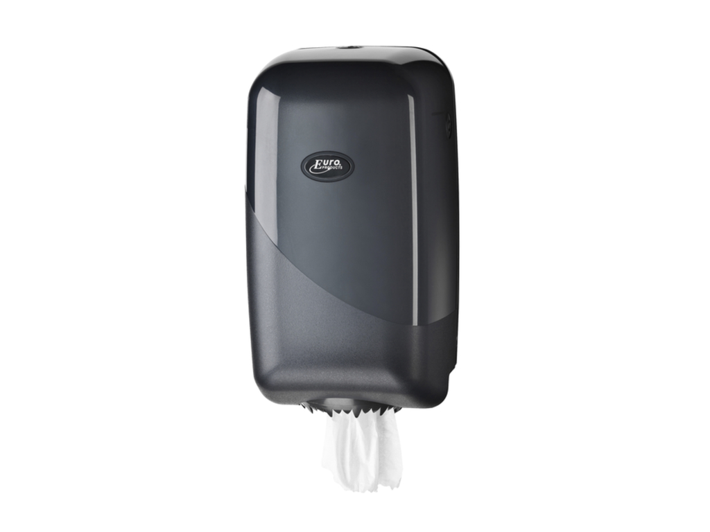 Poetspapierdispenser Pearl Line P17 klein zwart 
