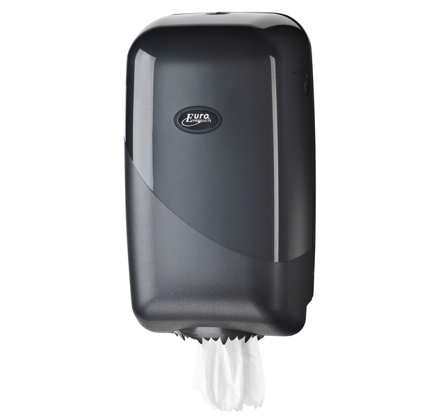 Poetspapierdispenser Pearl Line P17 klein zwart 