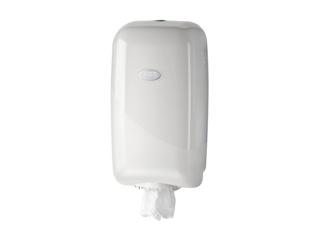 Poetspapierdispenser Pearl Line P17 klein wit 