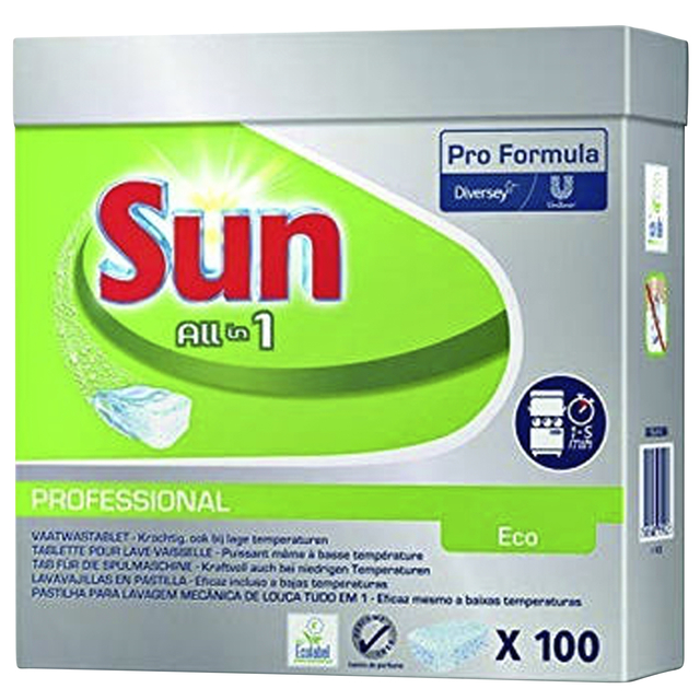 Vaatwastabletten Sun Pro Formula All-in-one Eco(100)