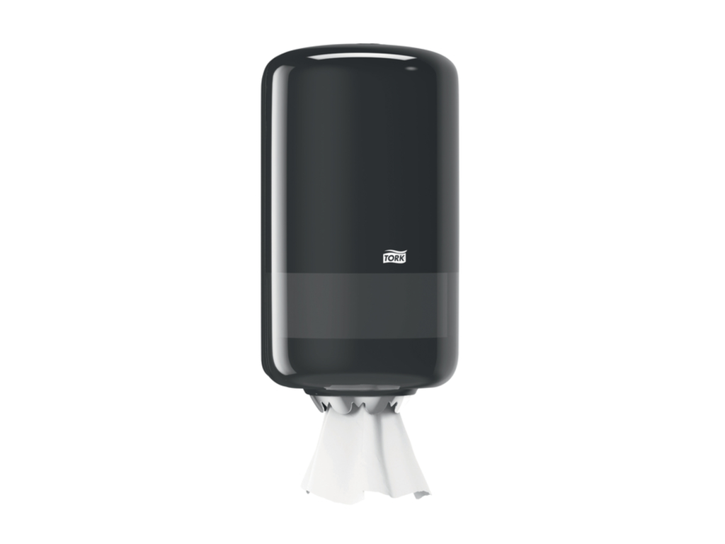 Poetspapierdispenser Tork M1 Elevation klein zwart 