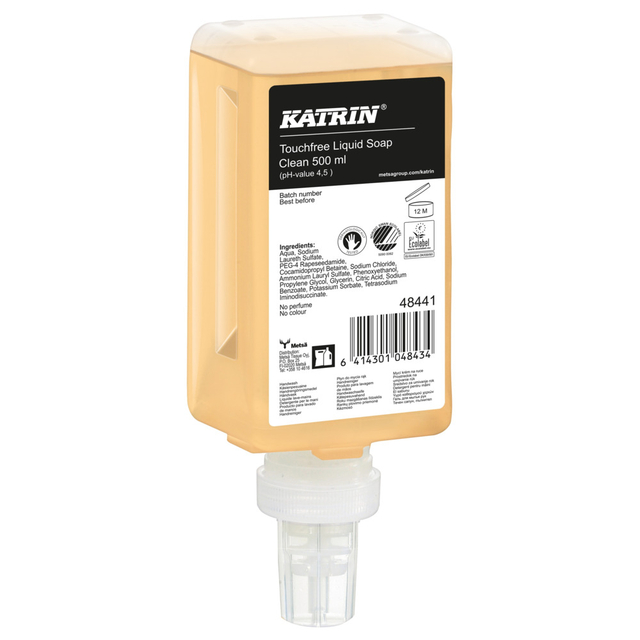 Handzeep Katrin Pure Neutral vloeibaar touchfree 500ml 