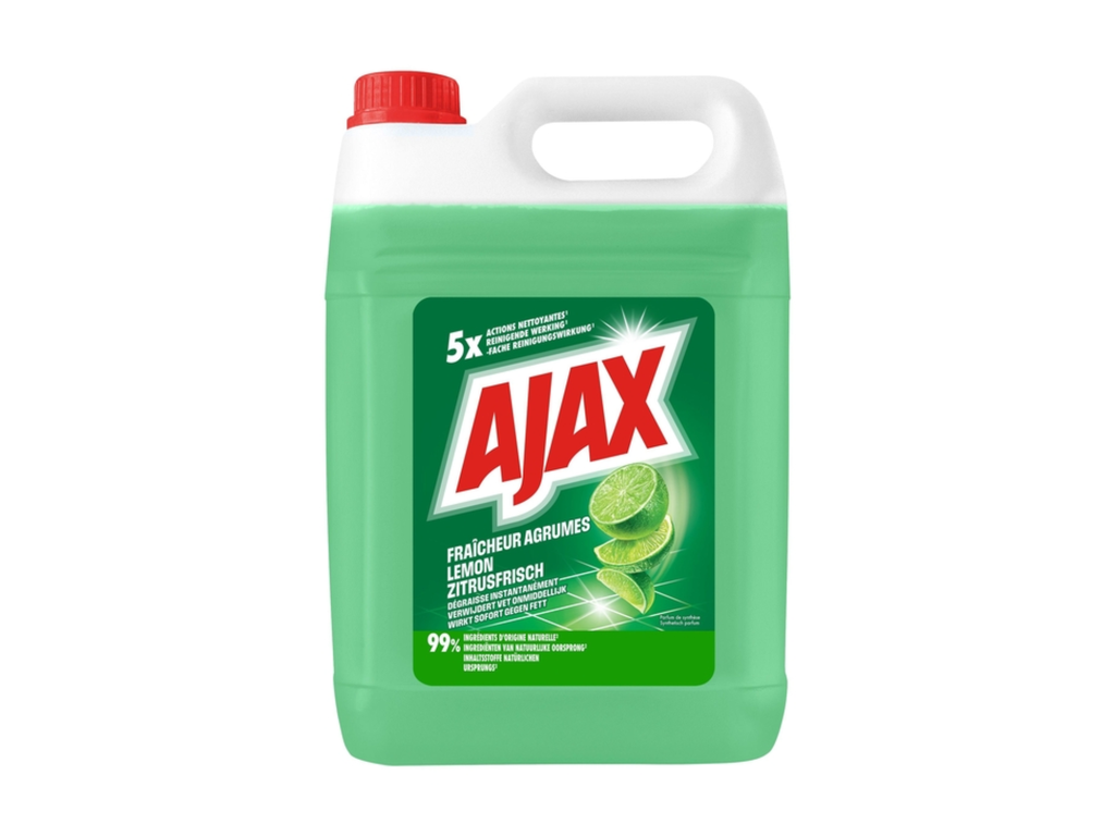 Allesreiniger Ajax Limoen fris 5L