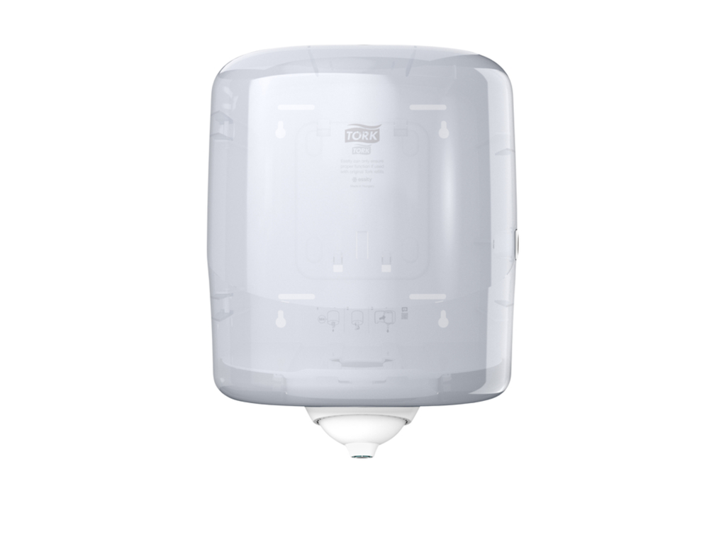 Poetspapierdispenser Tork M4 Reflex Performance wit 