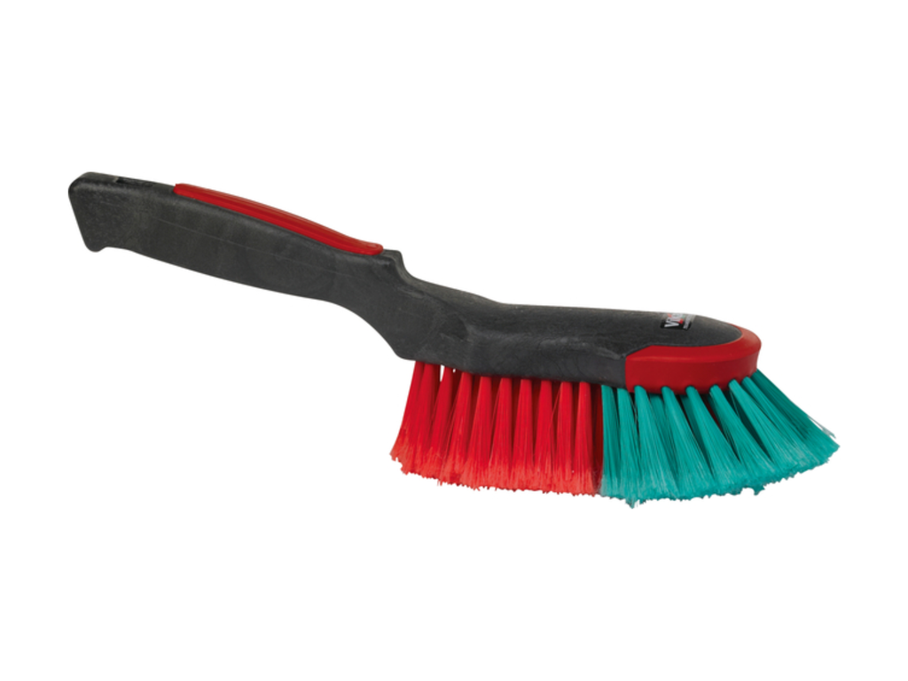 Handborstel Vikan ergo met rubber stootrand 32cm