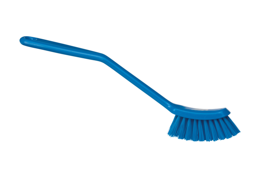 Afwasborstel Vikan smal 290mm blauw