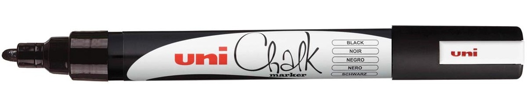 krijtmarker Uni-ball  PWE-5M zwart