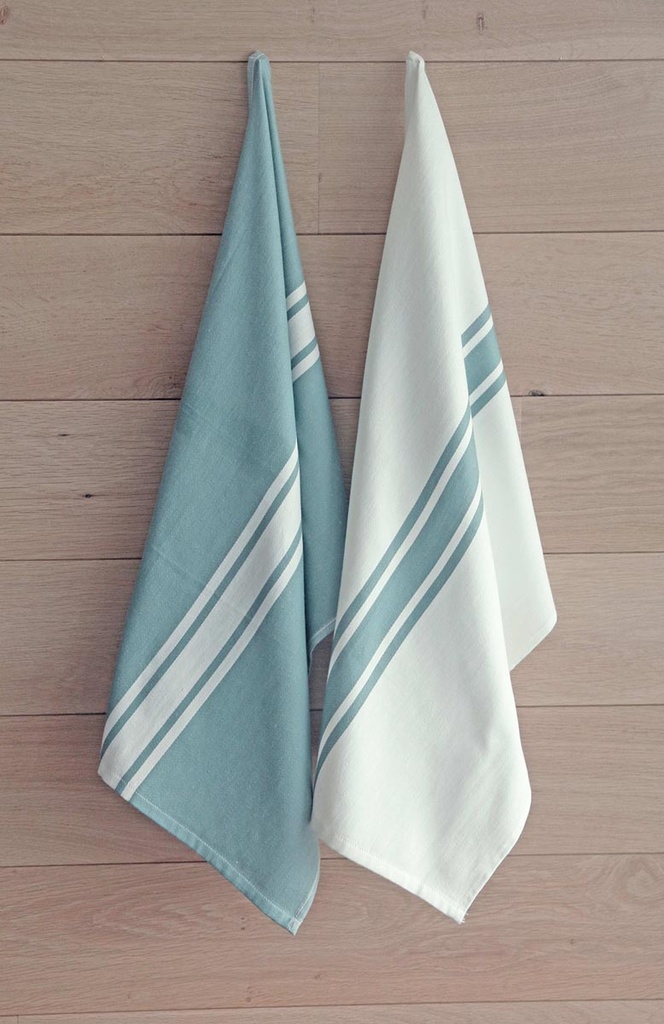 Handdoek Payton ft 50 x 70 cm gestreept minéral (6)