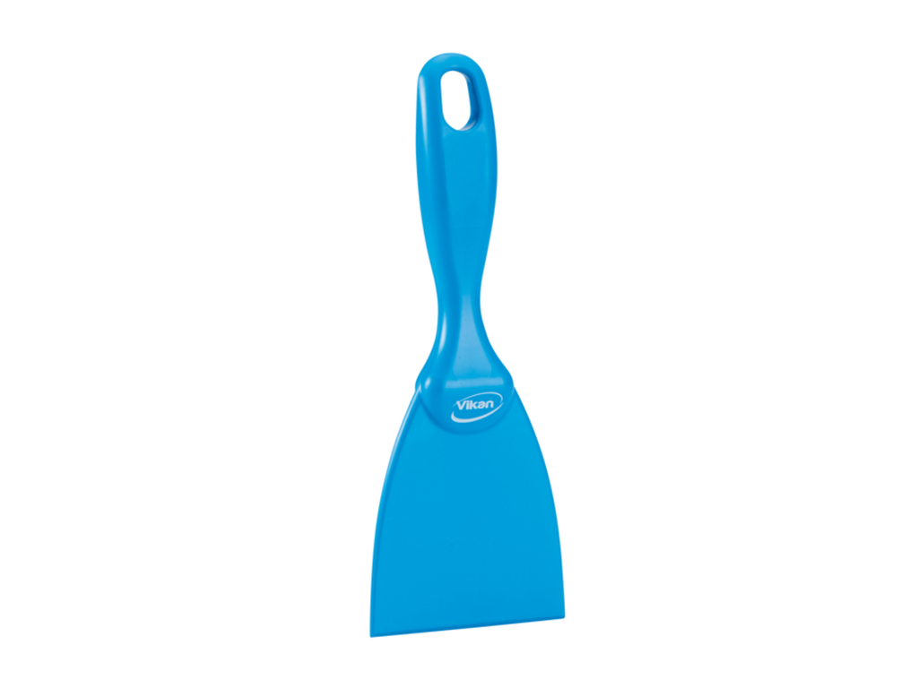 Handschraper Vikan recht 75x210mm blauw