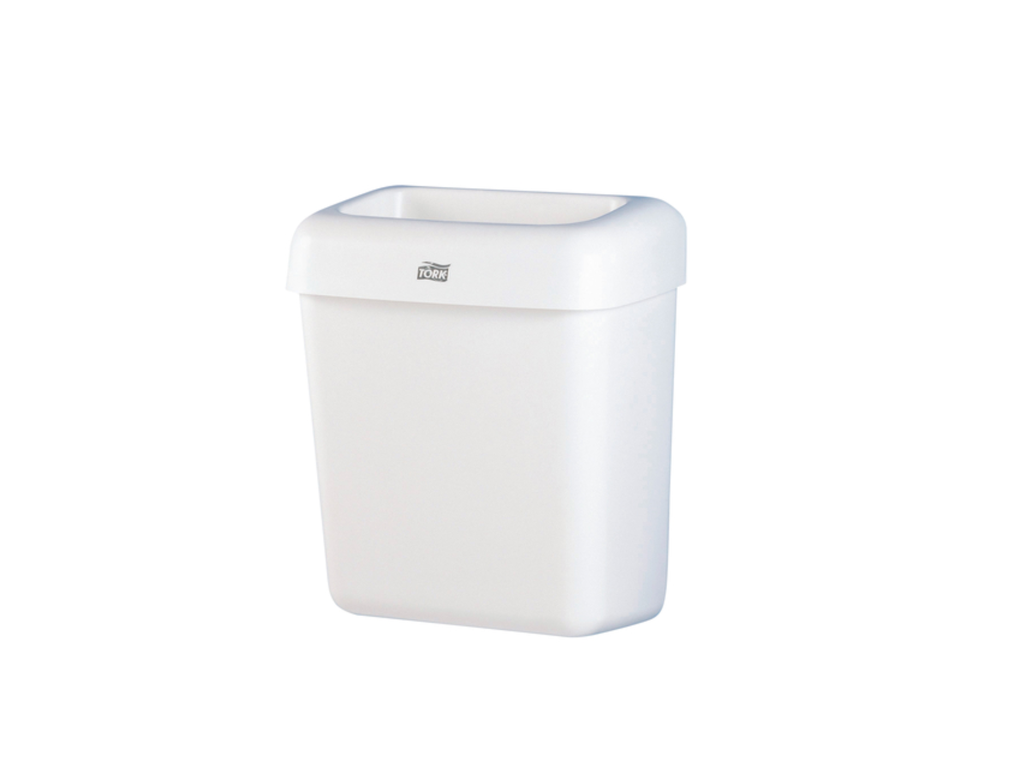 Afvalbak Tork B2 open inworp 20 liter wit 226100