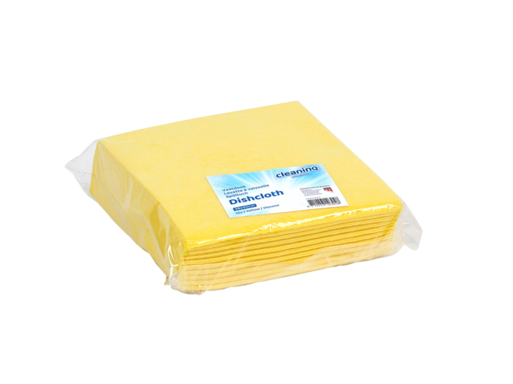 Werkdoek Cleaninq non-woven 38x40cm geel (10)
