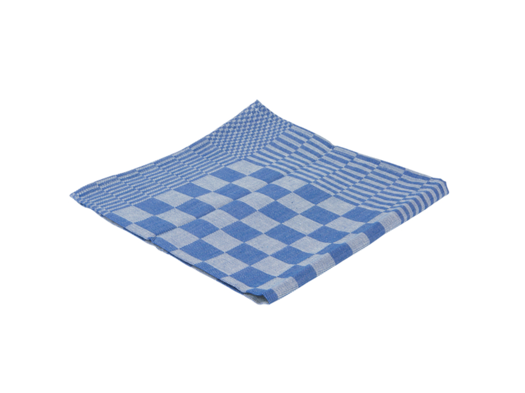 Theedoek Cleaninq blok marine 65x65cm blauw (6)
