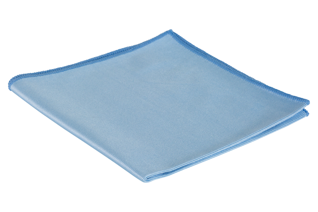 Glasdoek Cleaninq microvezel 40x40cm blauw(3)