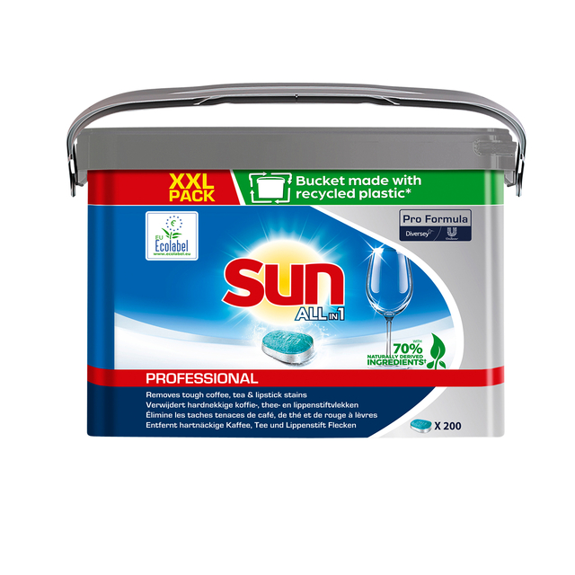 Vaatwastabletten Sun Pro Formula All-in-one XXL (200)