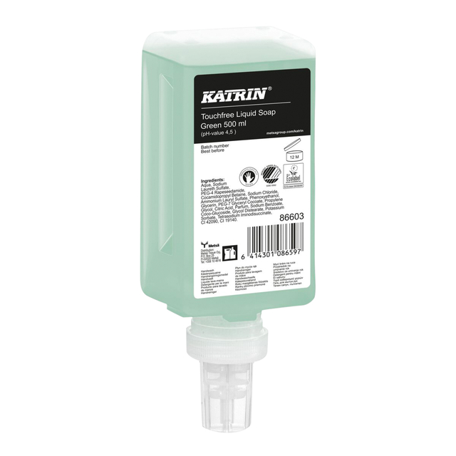 Handzeep Katrin Green vloeibaar touchfree 500ml 