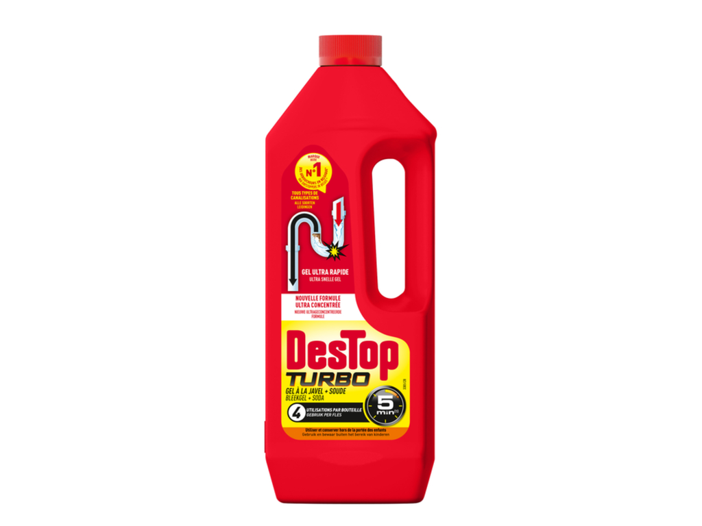 Afvoerontstopper Destop Turbo Gel  1L