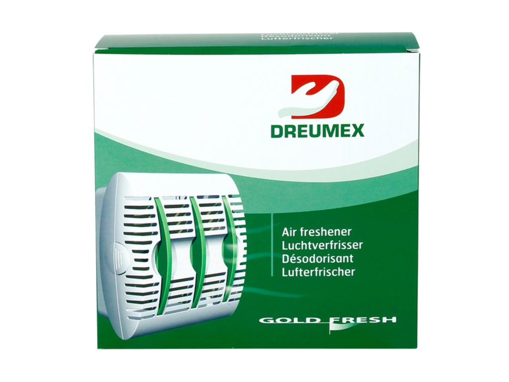 Luchtverfrisserdispenser Dreumex Gold Fresh wit