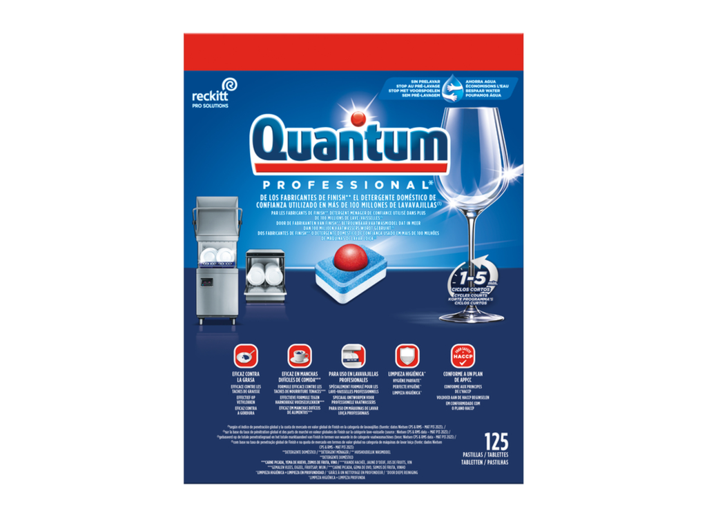 Vaatwastabletten Quantum Pro All-in-one (125)