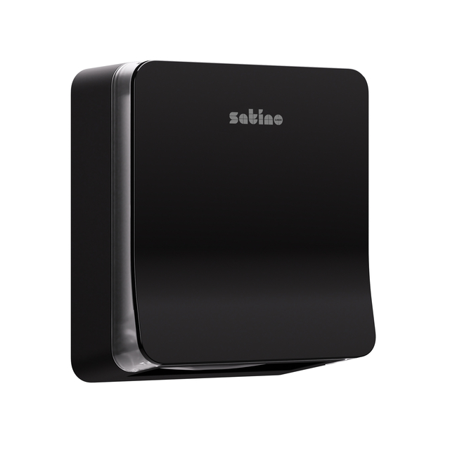 Handdoekdispenser Satino PT3 Hyginity S zwart 