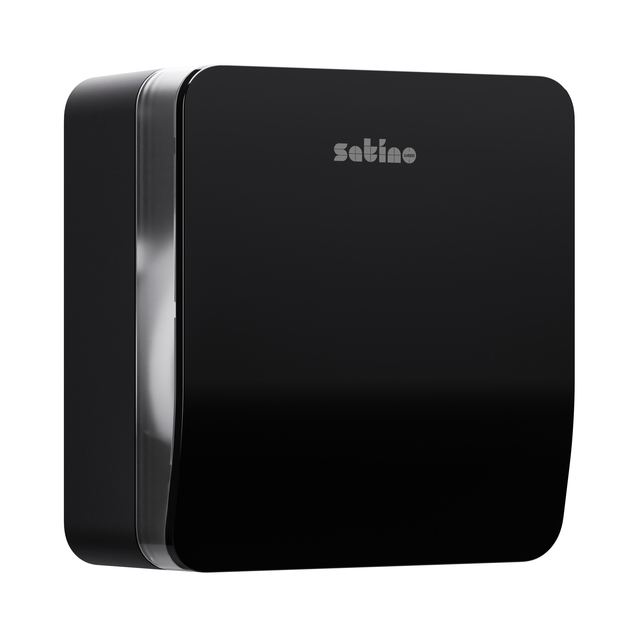 Toiletpapierdispenser Satino JT1 Hyginity jumbo S zwart 