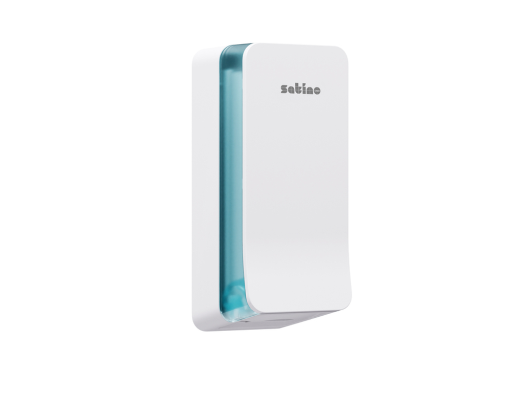 Toiletpapierdispenser Satino BT1 Hyginity gevouwen wit 