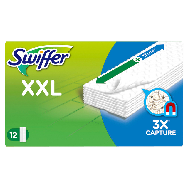 Vloerwisdoekjes Swiffer navulling XXL droge doekjes (12)