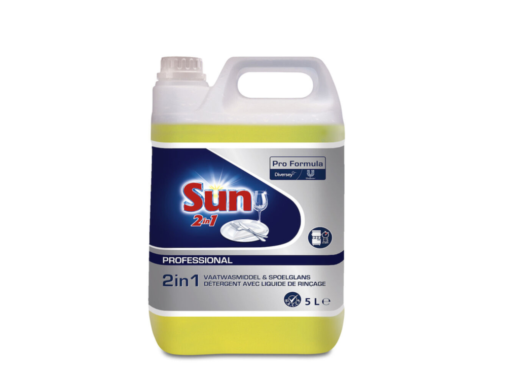 Vaatwasmiddel Sun Pro Formula 2in1 vloeibaar 5L