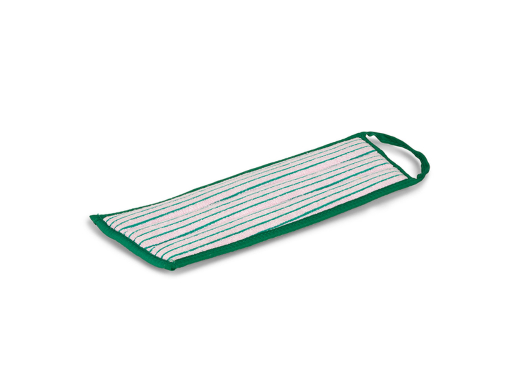 Vlakmop Greenspeed Velcro microvezel multifunctioneel 30cm groen