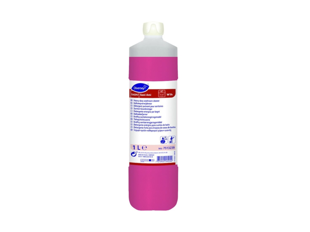 Sanitairreiniger Taski Sani Ami kalkzeepverwijderaar W1h 1 Liter