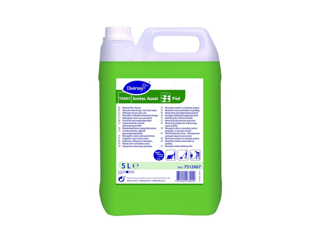 Vloerreiniger Taski Jontec Asset F4d neutraal 5 Liter