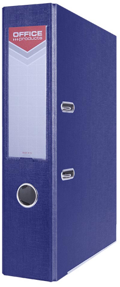Ordner OFFICE products voor A4  uit karton rug van 7,5cm donker blauw