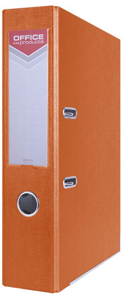 Ordner OFFICE products voor A4  uit karton rug van 7,5cm oranje