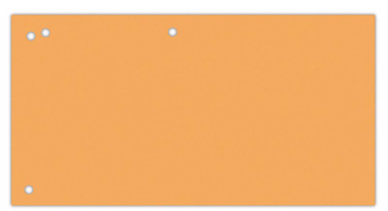 Verdeelstroken OFFICE products  240 x 105 mm oranje (100)