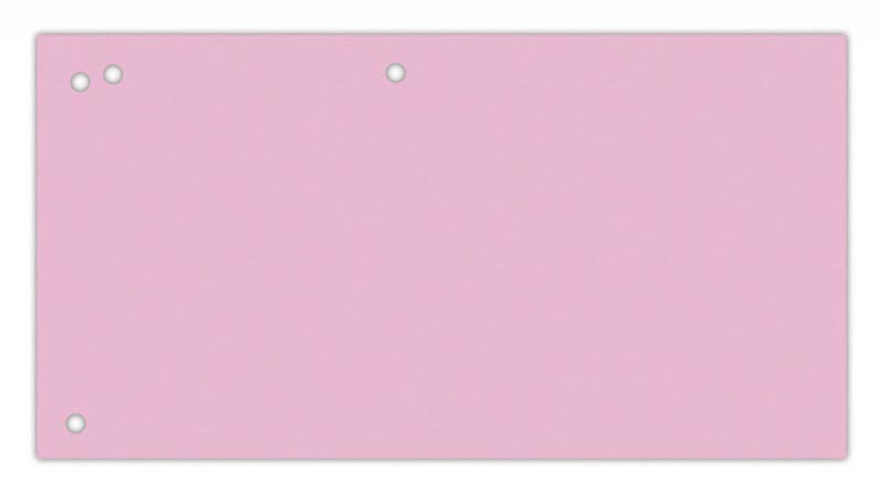 Verdeelstroken OFFICE products  240 x 105 mm roze (100)