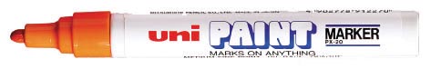 Marker Uni paint px-20 oranje