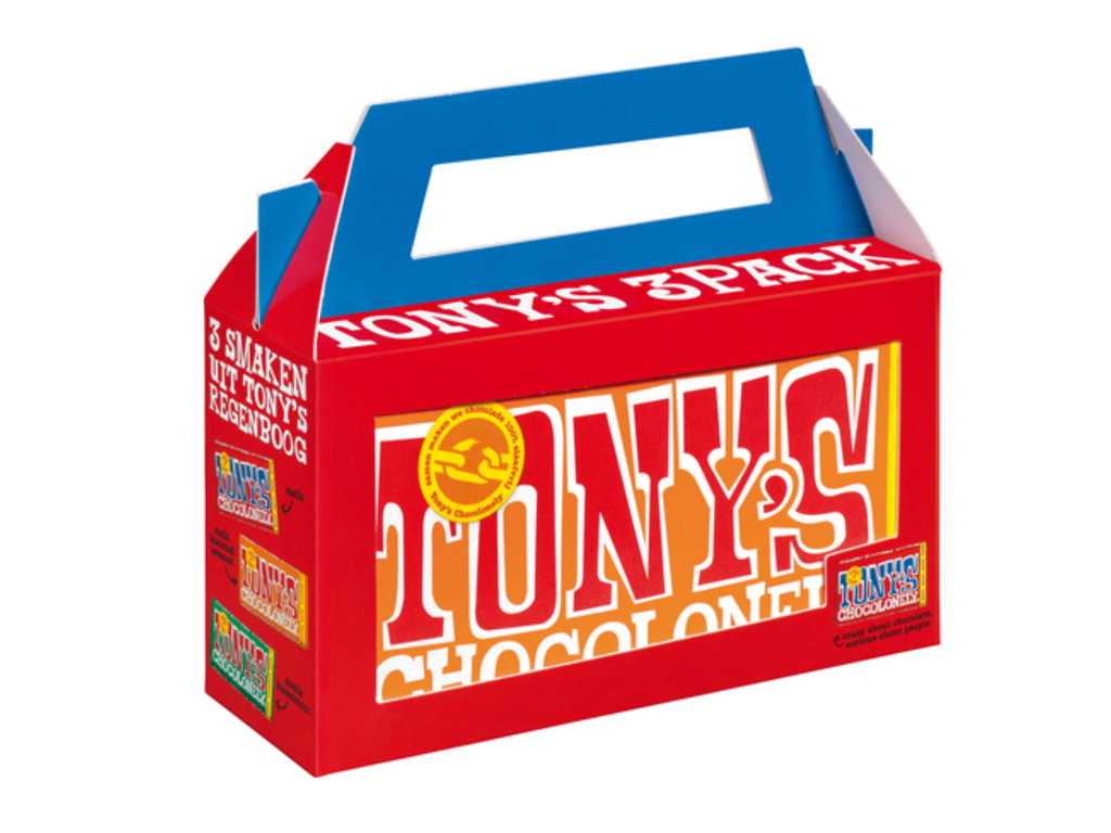 Chocolade Tony's Chocolonely  Rainbowpack Classic  180gr (3)