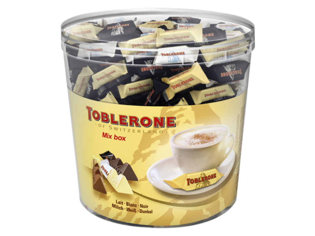 Chocolade Toblerone mini's mix
