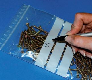 Polygrip zakjes 80x120mm 50 micron +3 witte schrijfstroken (1000)