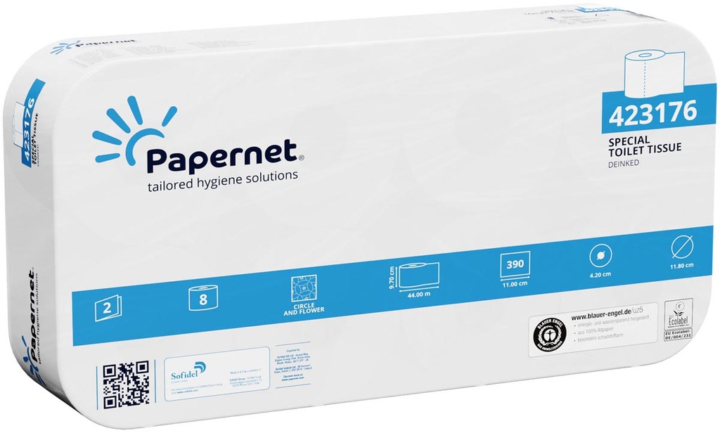 Toiletpapier Special Papernet  2-laags 400 vellen (8)
